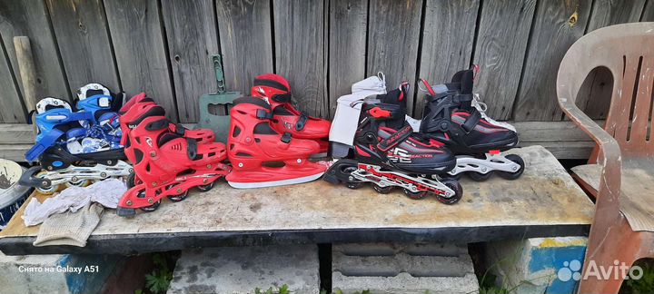 Роликовые коньки детские раздвижные