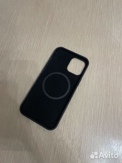 Чехол на iPhone 12 pro max чёрный с magsafe