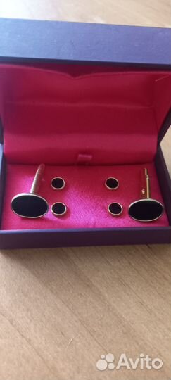 Запонки- шпильки для фрачной рубашки