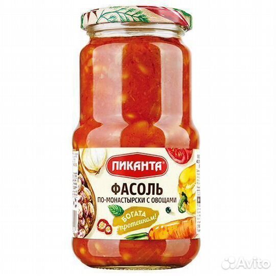 Опт - Фасоль Пиканта по-монастырски с овощами 5