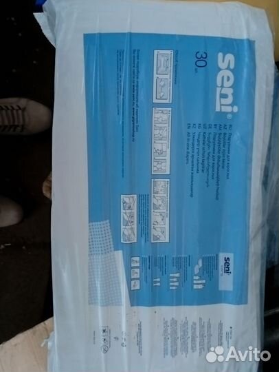 Памперсы для взрослых seni 3; senso med + 2