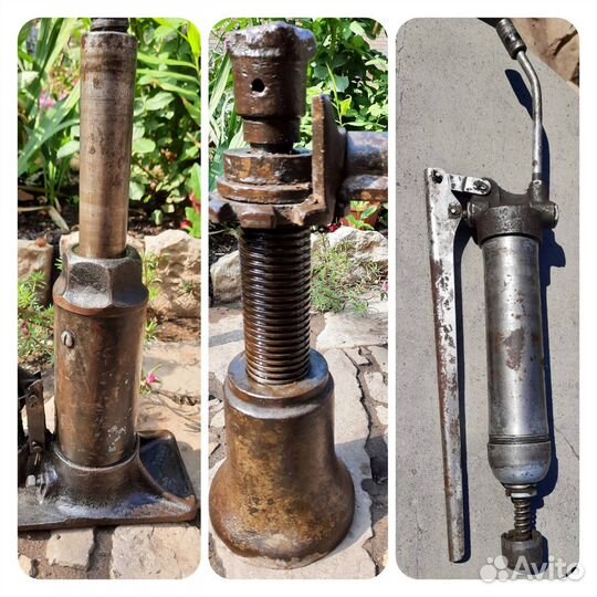 Шприц для смазки, домкрат СССР