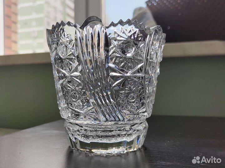 Ваза хрустальная для конфет