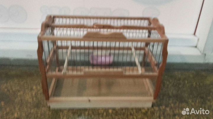 Клетки для птиц из дерева (буковые)
