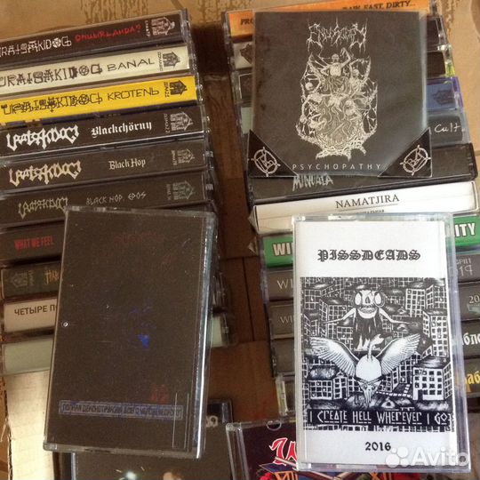 Аудиокассеты панк, хардкор, металл, punk, hardcore