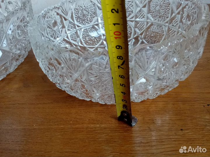 Салатник хрустальный