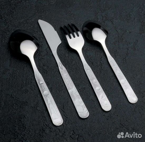 Детский набор столовых приборов «Топтыжка»