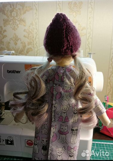 Текстильная кукла, ручной работы