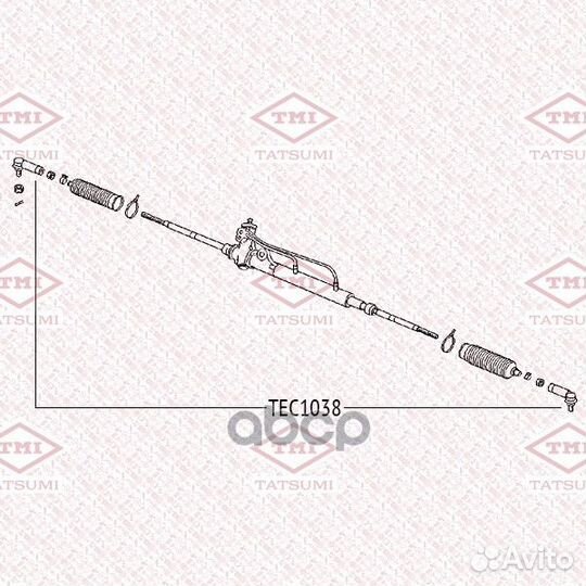 Наконечник р/т nissan almera N16 00- лев/прав