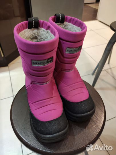 Бутсы ботинки дутики зимние детские