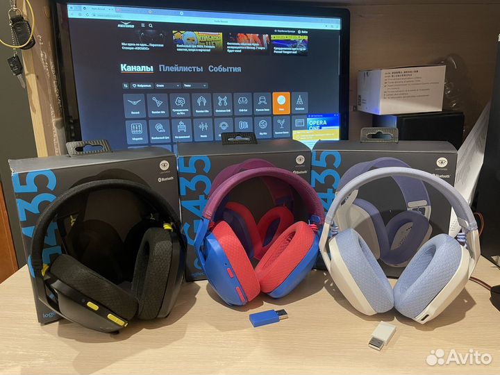 Беспроводные наушники logitech g435