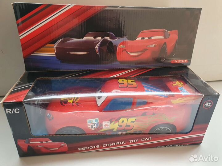 Молния маквин на радиоуправлении большая