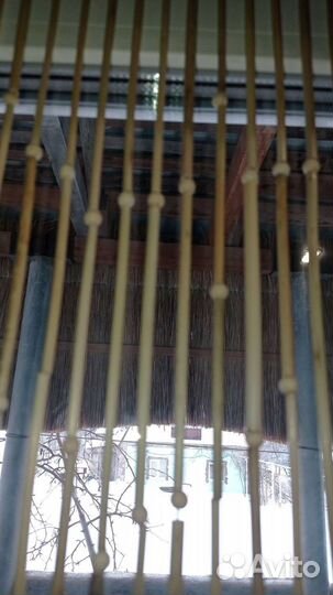 Бамбуковая штора на дверь