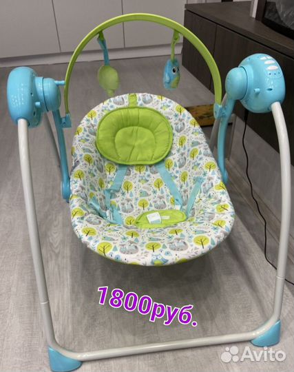 Детские электронные качели для новорожденных