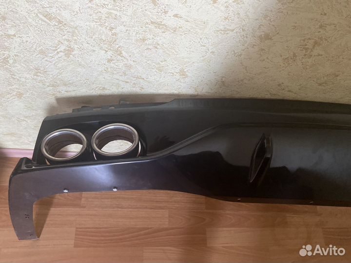 Диффузор на задний бампер kia stinger