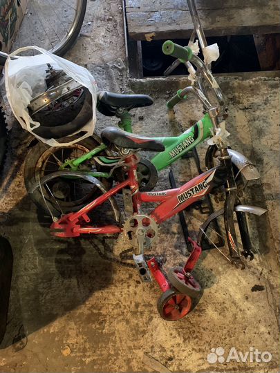Два детских велосипеда Mustang
