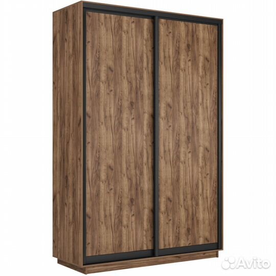 Шкаф-купе 2-дверный шкаф Оптим Двери дсп Крафт таб