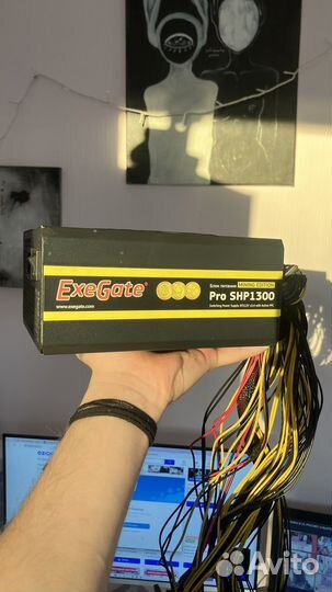 Блок питания 1300W Exegate Pro SHP1300
