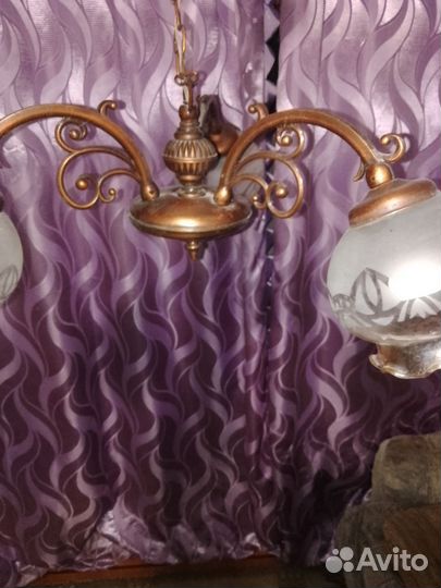 Люстра потолочная бу