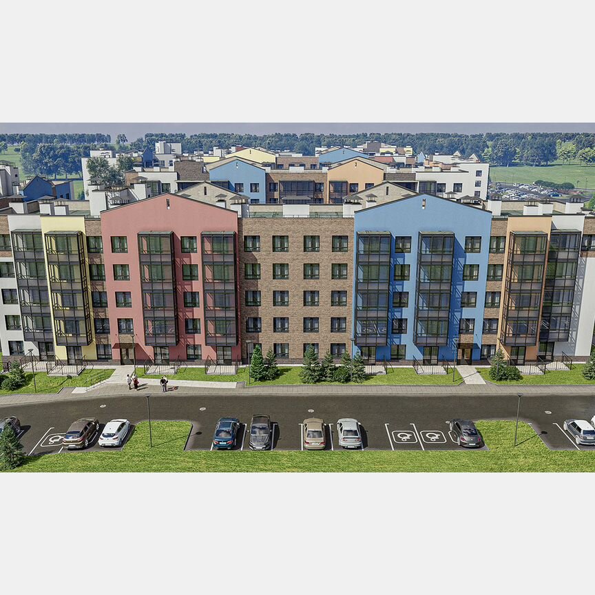 1-к. квартира, 38,4 м², 1/5 эт.