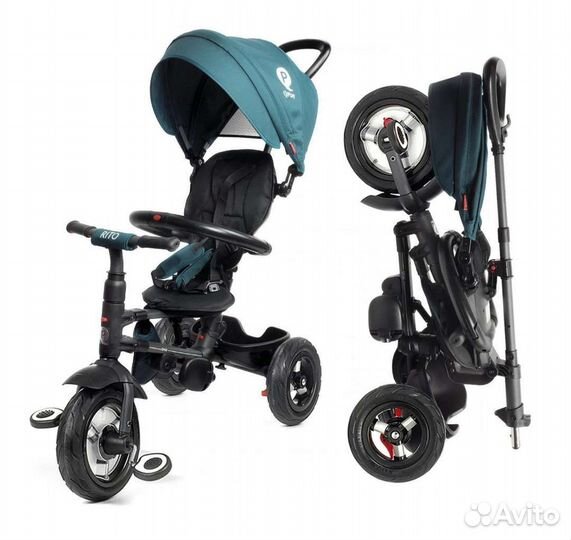 Складной трёхколесный велосипед Qplay Rito