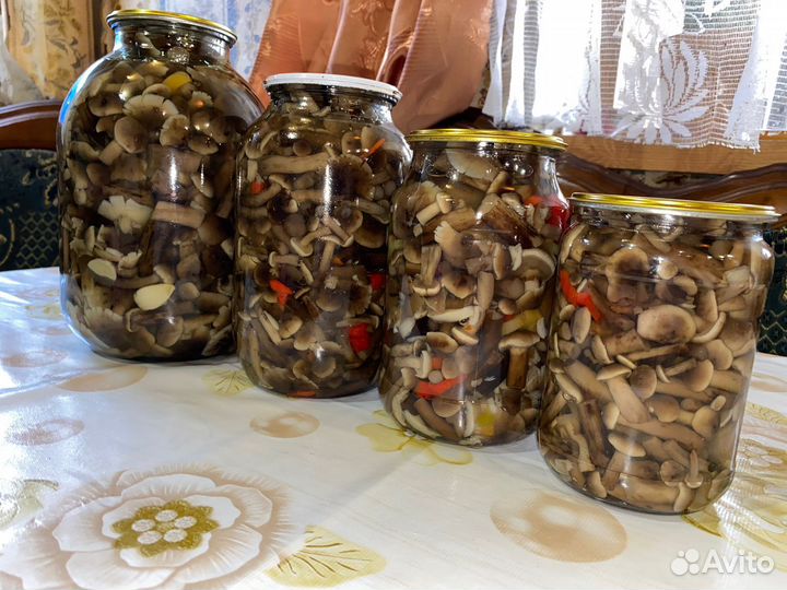 Грибы,маринованные опята