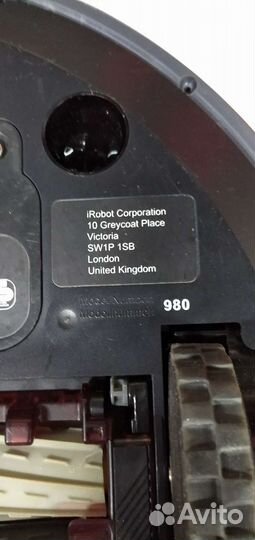Робот пылесос irobot roomba 980
