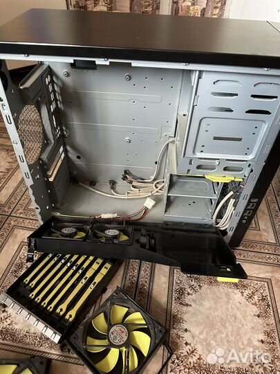 Корпус системного блока с кулерами