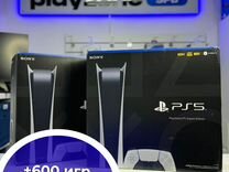 Sony Playstation 5 Digital + 600 игр PS5