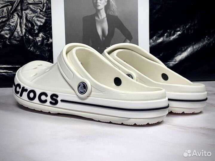 Crocs сабо белые 38-39 размер