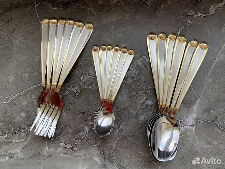 Набор вилок и ложек на 6 персон