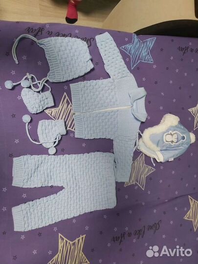 Комплект на выписку для мальчика