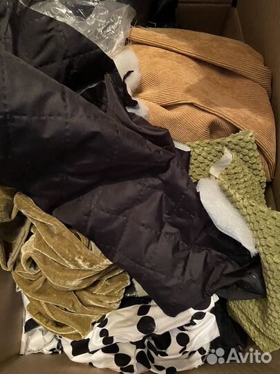 Остатки тканей на пошив