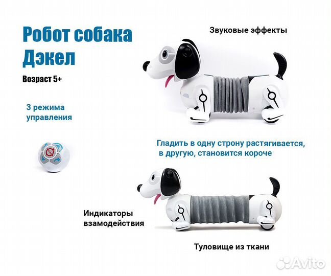 Робот собака Дэкел