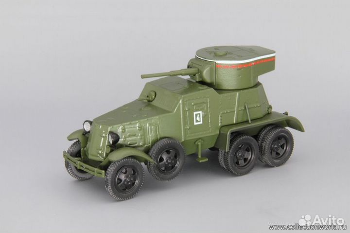 Модель ба-6 БРОНЕАВТОМОБИЛЬ