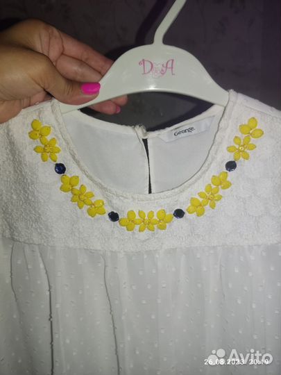 Блузка школьная 140-146