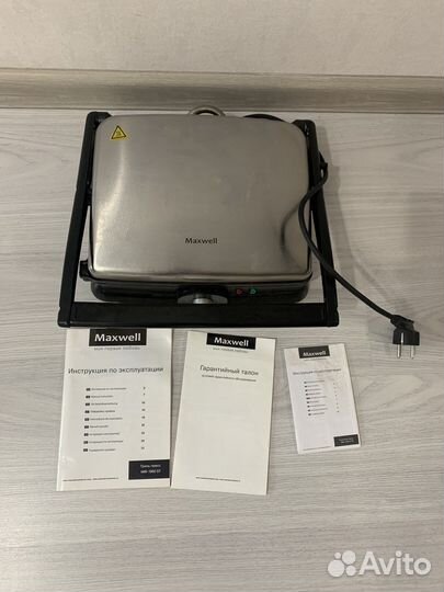 Пресс гриль maxwell MW-1960 ST