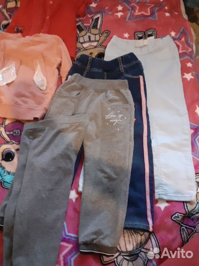 Пакет вещей и обуви на девочку 104р