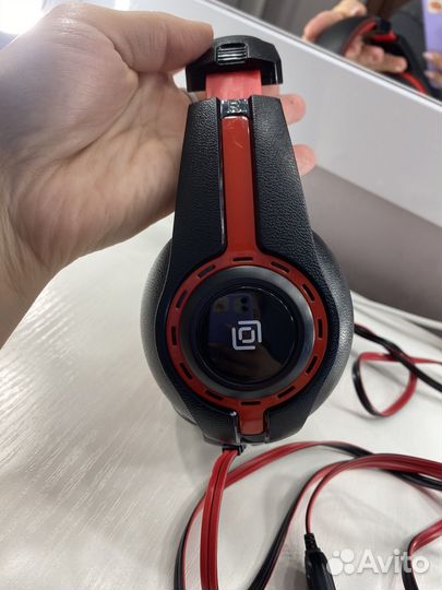 Наушники Oklick HS-L200 черно-красные