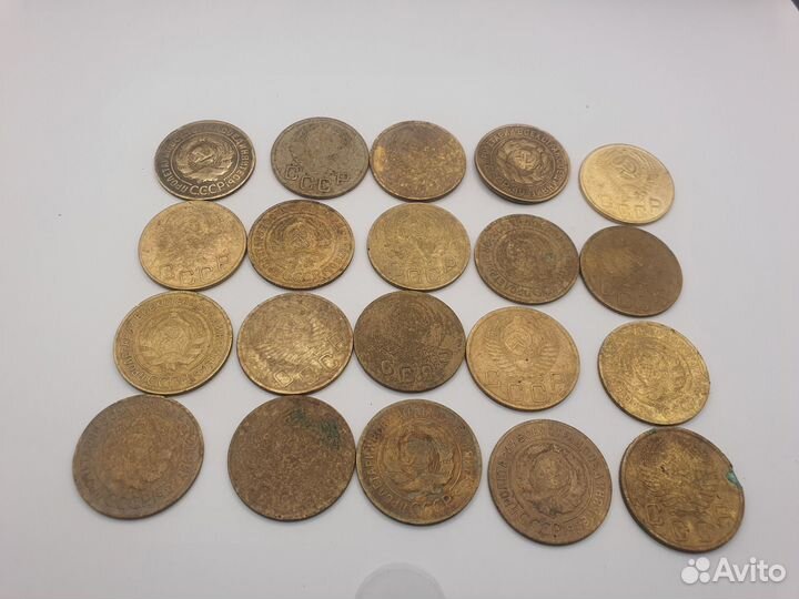 Лот 3-х копеек разных годов до 1957 года