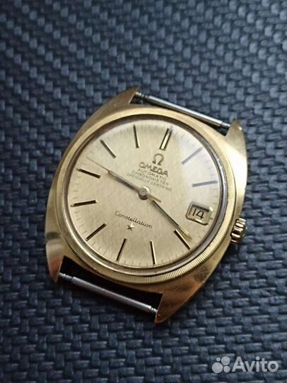 Золотые часы Omega 750