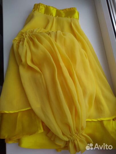 Костюм, сцена, шифон, атлас, фолк