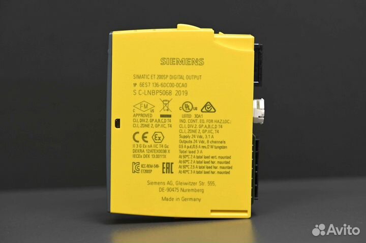 Siemens 6ES7 136-6DC00-0CA0 новый, 2019 г. 1 шт