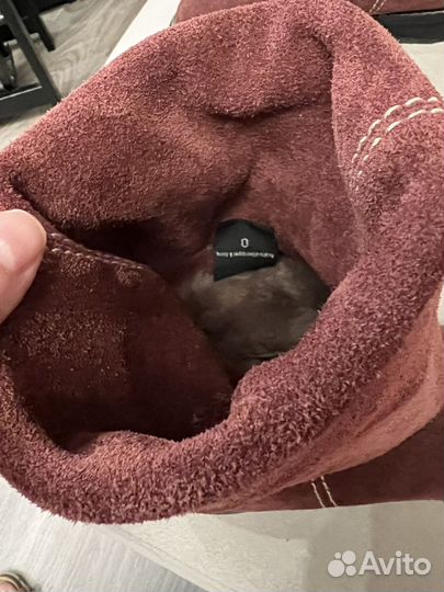 Сапоги женские зимние замшевые 39