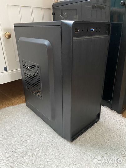 Корпус Minitower ExeGate BAA-108U черный, mATX