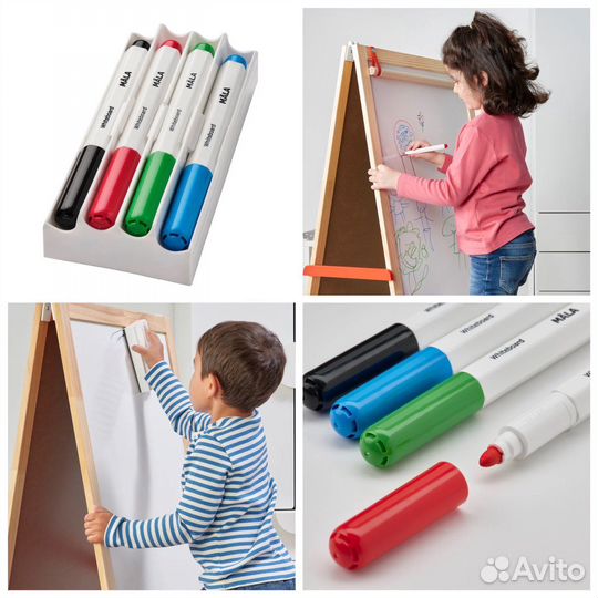Фломастеры маркеры карандаши мел mala IKEA