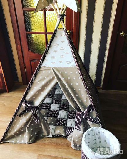 Вигвам с ковриком на заказ