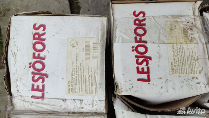 Пружины передние Opel Omega 4063439 lesjofors