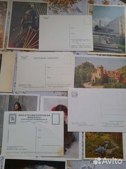 Открытки и календарики СССР