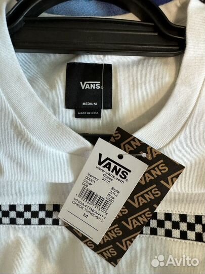 Лонгслив Vans белый